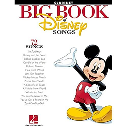 The Big Book Of Disney Songs - Clarinet: Songbook für Klarinette von Hal Leonard Europe